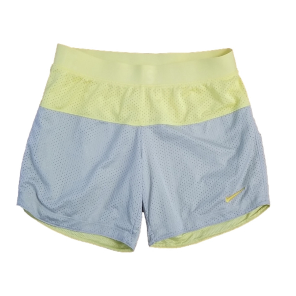 𝅺Nike Shorts Reversible Yellow Gray